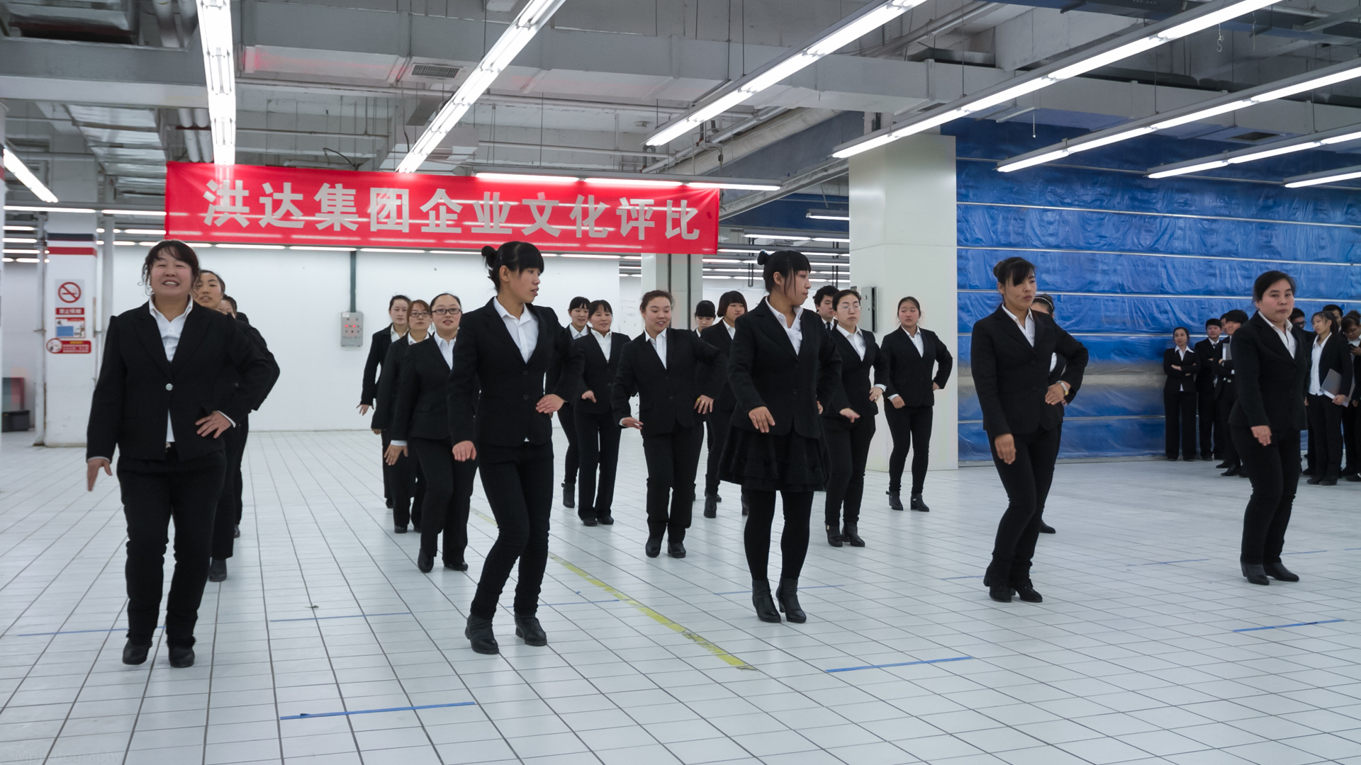 山姆士超市朝陽店工間操之小蘋果1