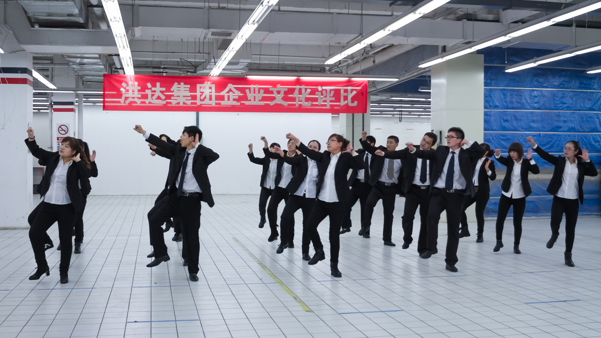 山姆士超市興華店工間操之小蘋果1