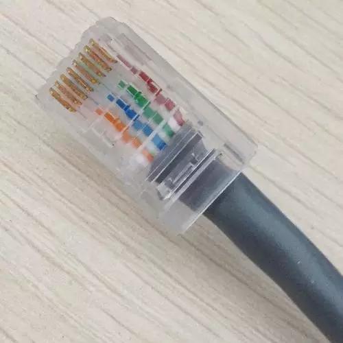 網線8芯接入水晶頭 不按線序可以嗎？